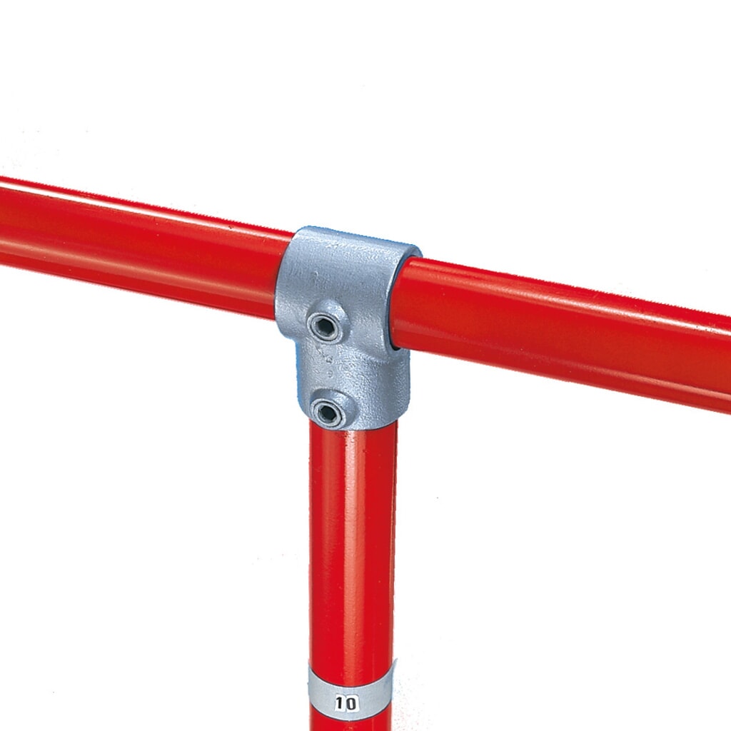 90°-verbinding, 1 doorgang, 1 insteek, buiten-Ø buis 26,9 mm Product afbeelding: 90°-verbinding, 1 doorgang, 1 insteek, buiten-Ø buis 26,9 mm