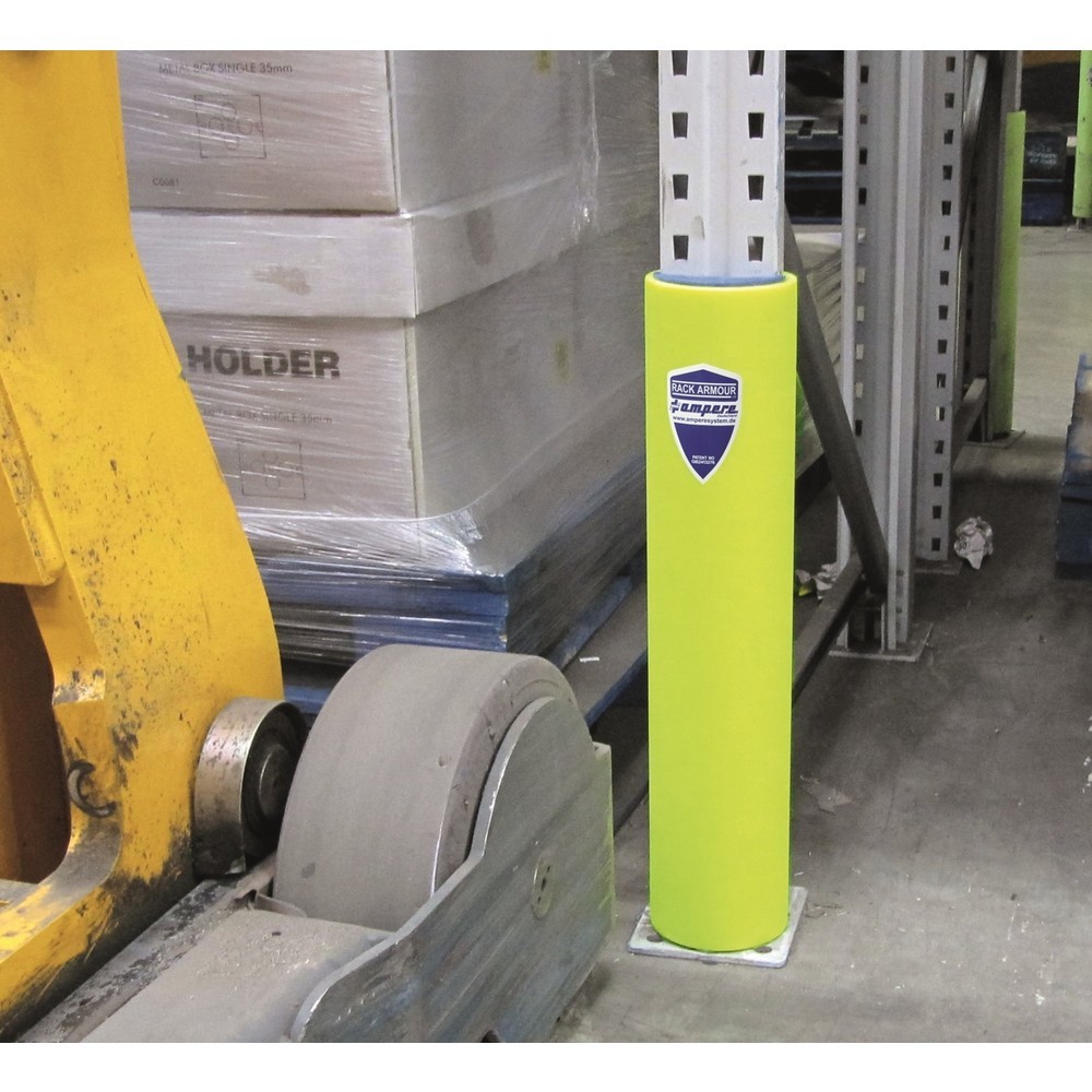 Productafbeelding nr. 5: A.M.P.E.R.E. Aanrijbescherming voor stellingen Rack Armour, van kunststof, model L, binnenafmetingen hxb 600 x 101 - 110 mm
