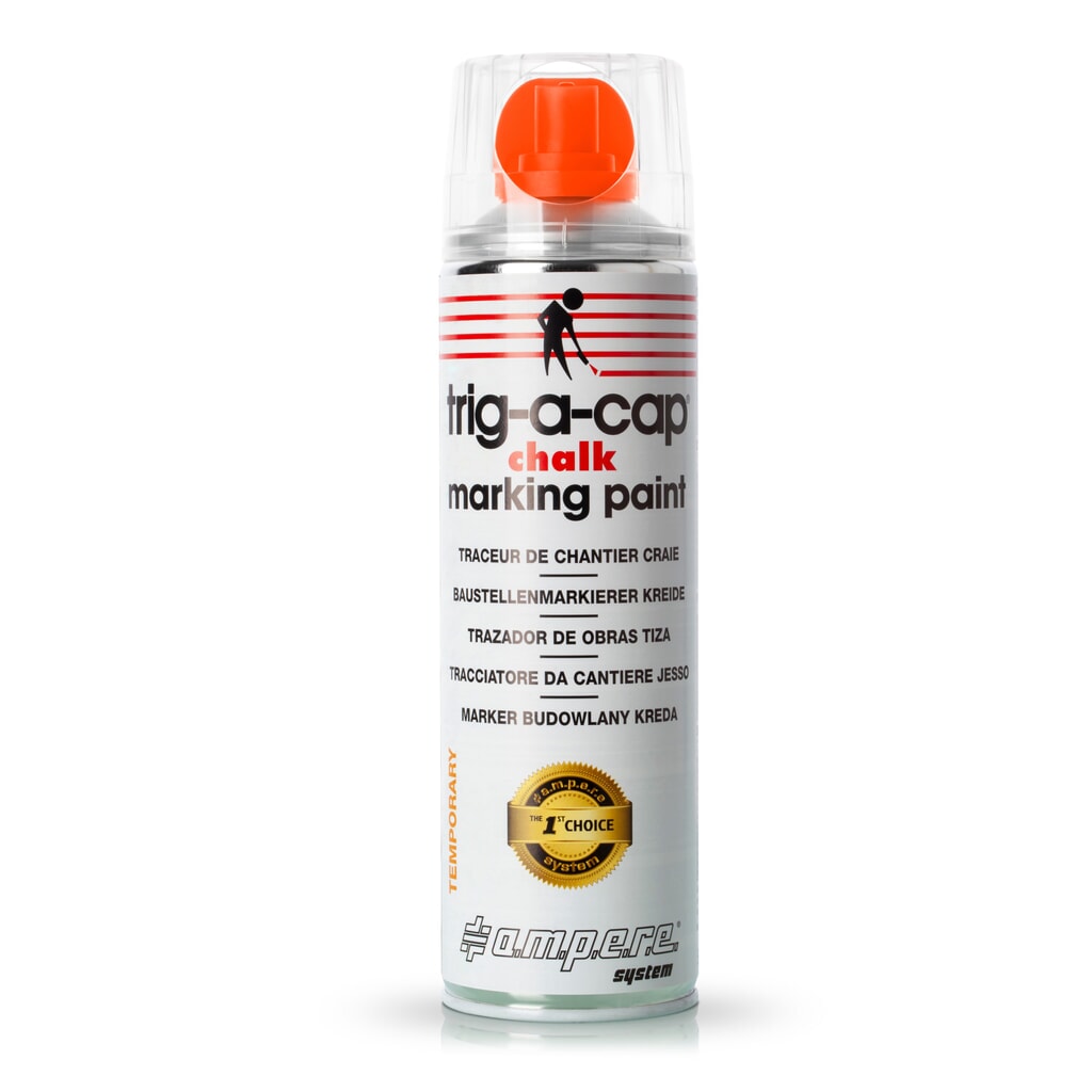 A.M.P.E.R.E. Krijtspray trig-a-cap® chalk, 500 ml, 12 stuks/VE, oranje Product afbeelding: A.M.P.E.R.E. Krijtspray trig-a-cap® chalk, 500 ml, 12 stuks/VE, oranje