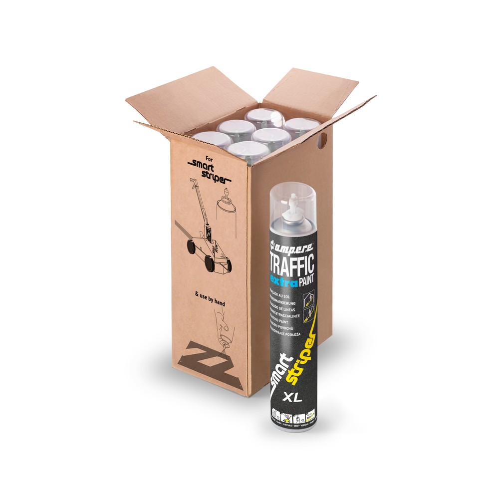Productafbeelding nr. 3: A.M.P.E.R.E. Markeringsverf TRAFFIC extra Paint® XL 0,75 l, wit