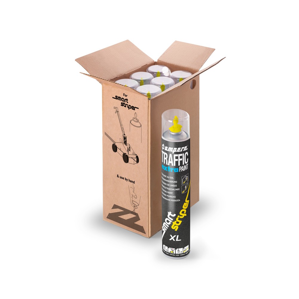 Productafbeelding nr. 5: A.M.P.E.R.E. Markeringsverf TRAFFIC extra Paint® XL 0,75 l, geel