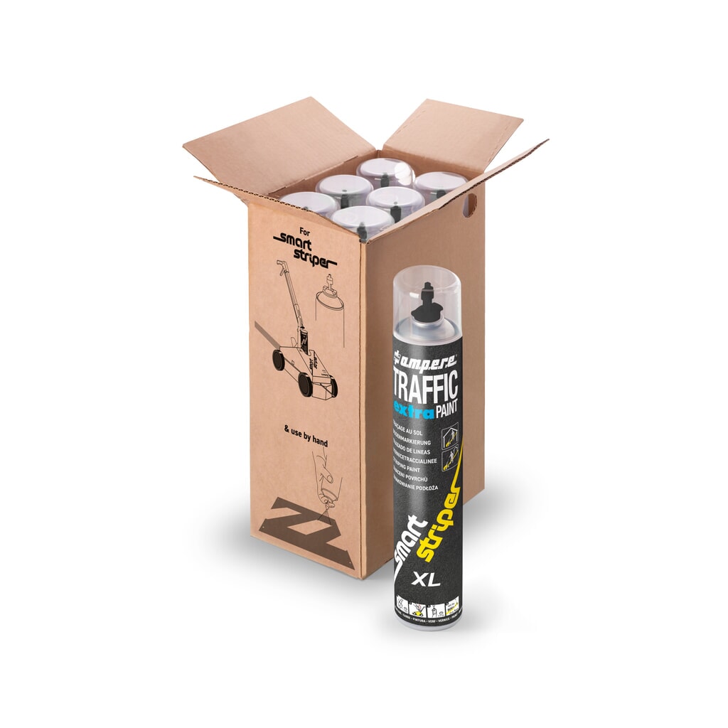 A.M.P.E.R.E. Markeringsverf TRAFFIC extra Paint® XL 0,75 l, zwart Productafbeelding nr. 6: A.M.P.E.R.E. Markeringsverf TRAFFIC extra Paint® XL 0,75 l, zwart