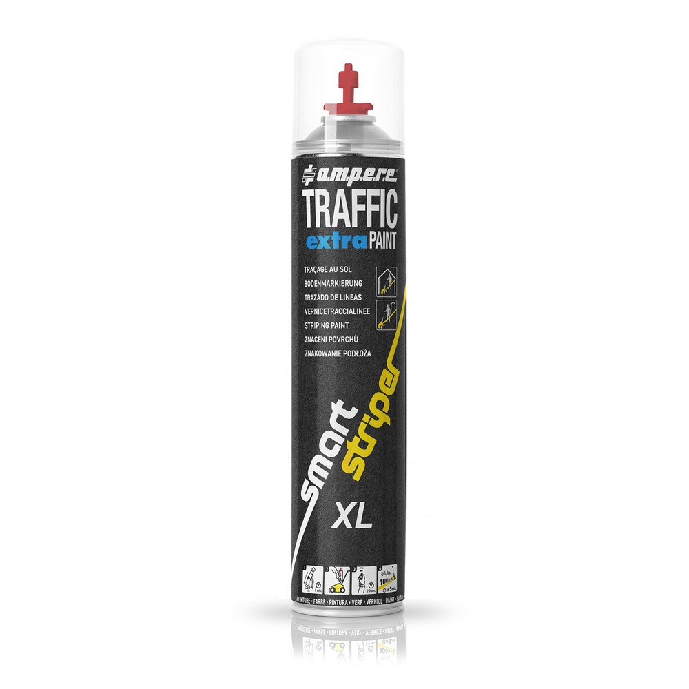 Product afbeelding: A.M.P.E.R.E. Markeringsverf TRAFFIC extra Paint® XL 0,75 l, rood