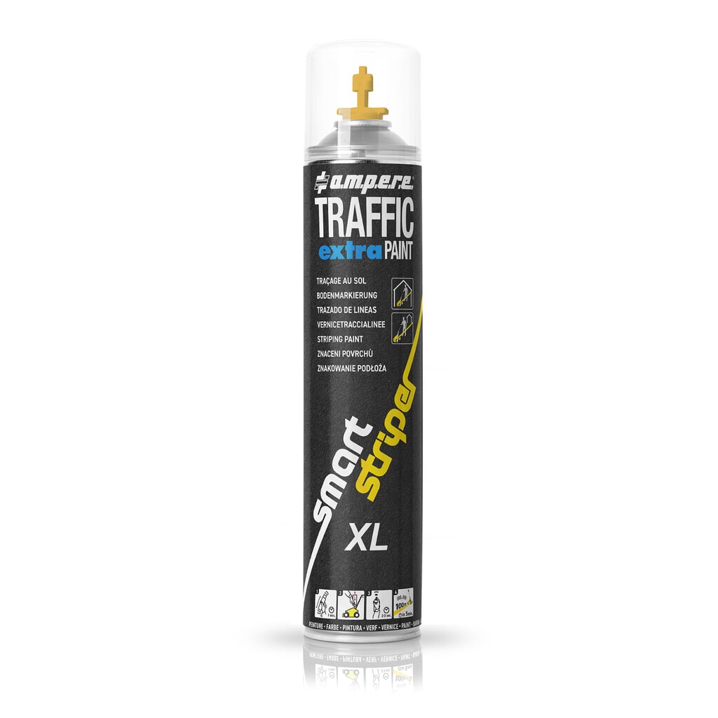 A.M.P.E.R.E. Markeringsverf TRAFFIC extra Paint® XL 0,75 l, oranje Product afbeelding: A.M.P.E.R.E. Markeringsverf TRAFFIC extra Paint® XL 0,75 l, oranje