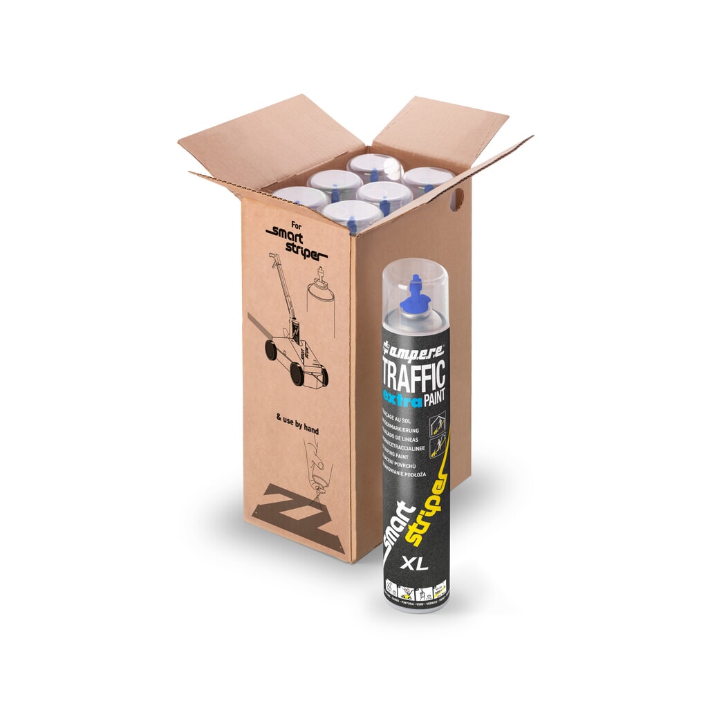 A.M.P.E.R.E. Markeringsverf TRAFFIC extra Paint® XL 0,75 l, blauw Productafbeelding nr. 7: A.M.P.E.R.E. Markeringsverf TRAFFIC extra Paint® XL 0,75 l, blauw