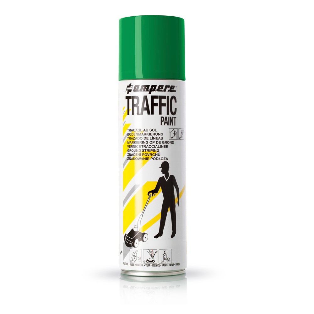 Product afbeelding: A.M.P.E.R.E. Markeringsverf TRAFFIC 0,5 l, groen