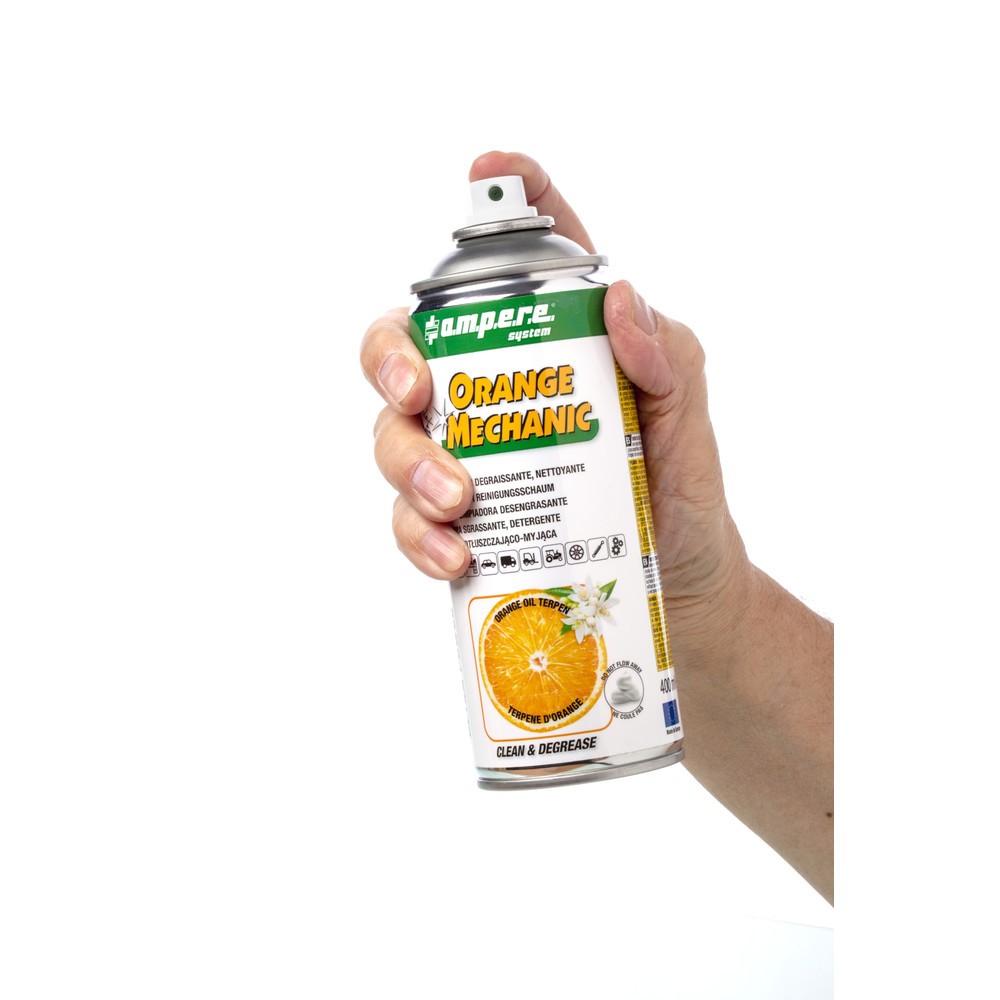 Productafbeelding nr. 4: A.M.P.E.R.E. Reinigingsschuim Orange Mechanic, ontvettend, 400 ml, 12 stuks/VE