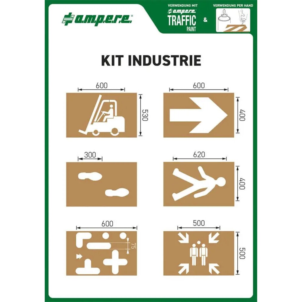Product afbeelding: A.M.P.E.R.E. Sjabloonset Industrie