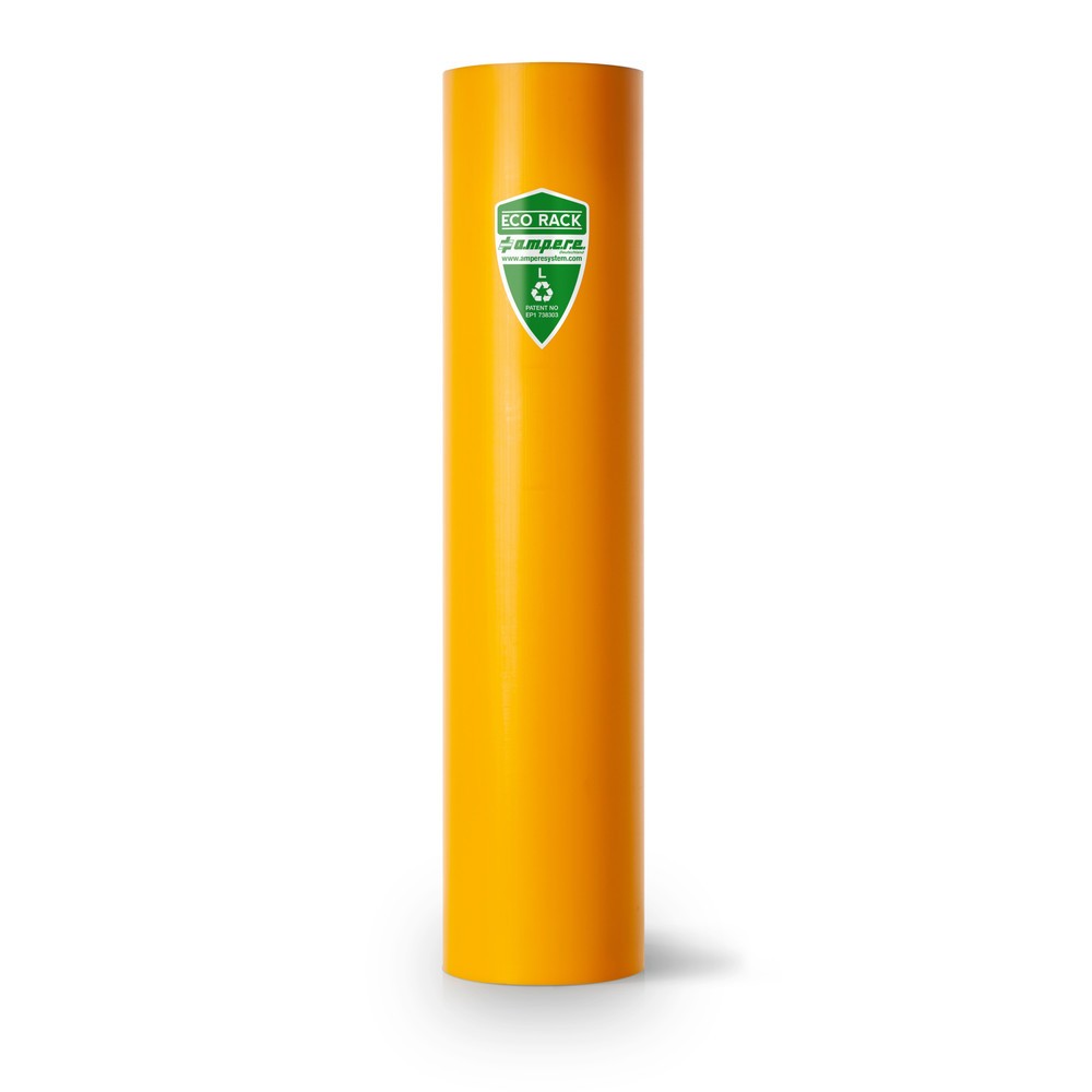 Productafbeelding nr. 1: A.M.P.E.R.E. Aanrijbescherming voor stellingen Eco Rack, van kunststof, model L, binnenafmetingen hxb 600 x 101 - 110 mm