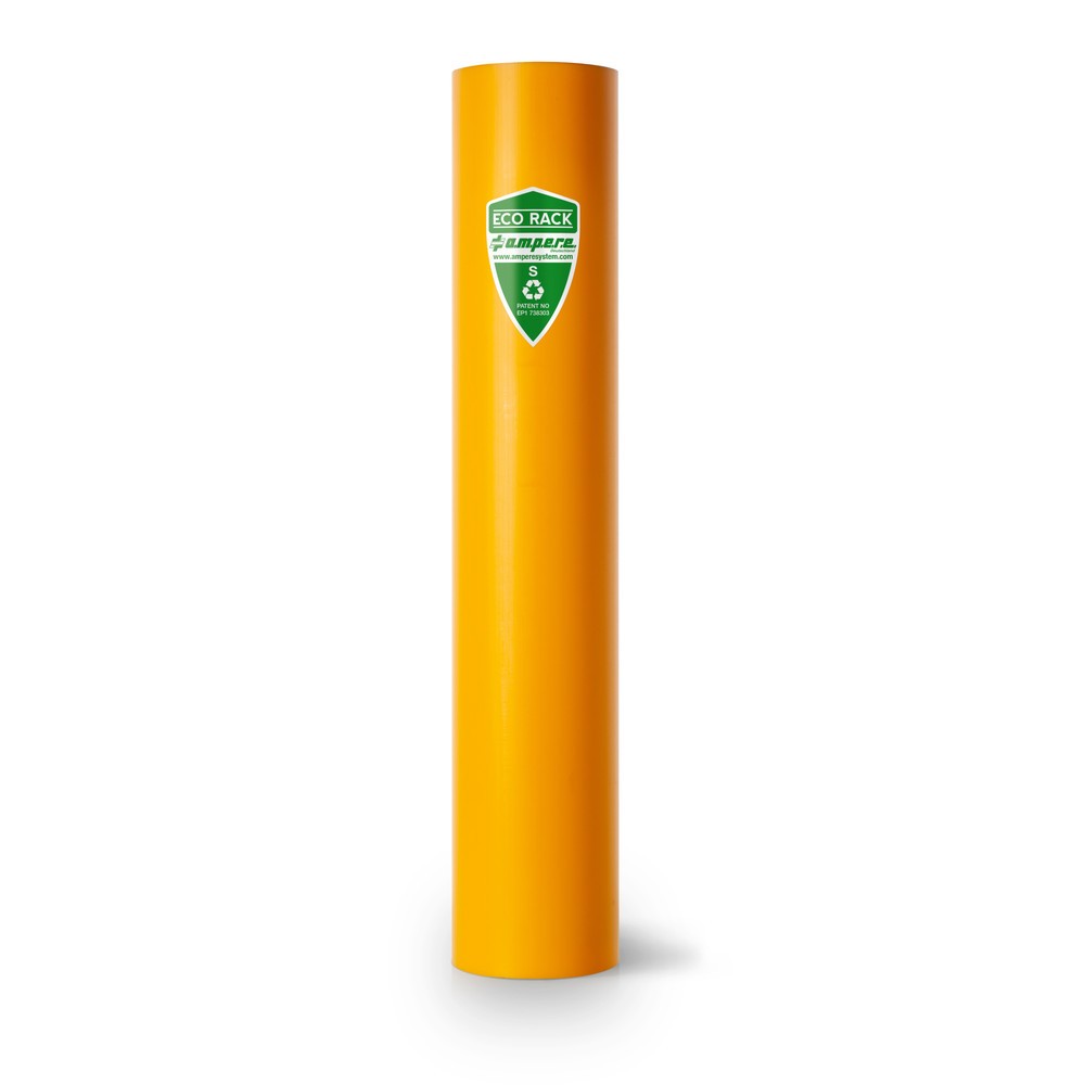 Product afbeelding: A.M.P.E.R.E. Aanrijbescherming voor stellingen Eco Rack, van kunststof, model S, binnenafmetingen hxb 600 x 70 - 87 mm