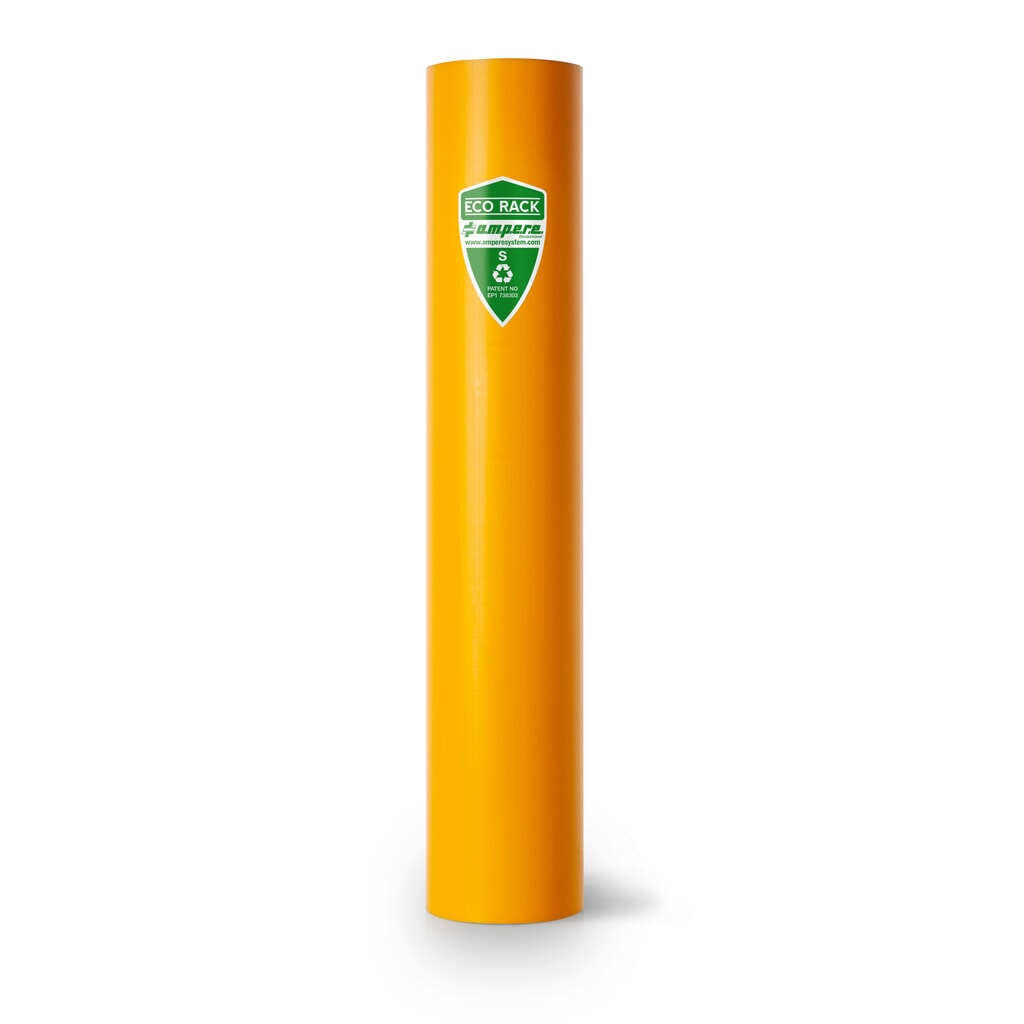 Product afbeelding: A.M.P.E.R.E. Aanrijbescherming voor stellingen Eco Rack, van kunststof, model S, binnenafmetingen hxb 600 x 70 - 87 mm