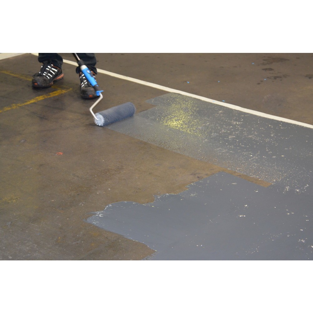 Productafbeelding nr. 2: A.M.P.E.R.E. Vloermarkeringsverf Traffic Floor Paint, 5 l, geel