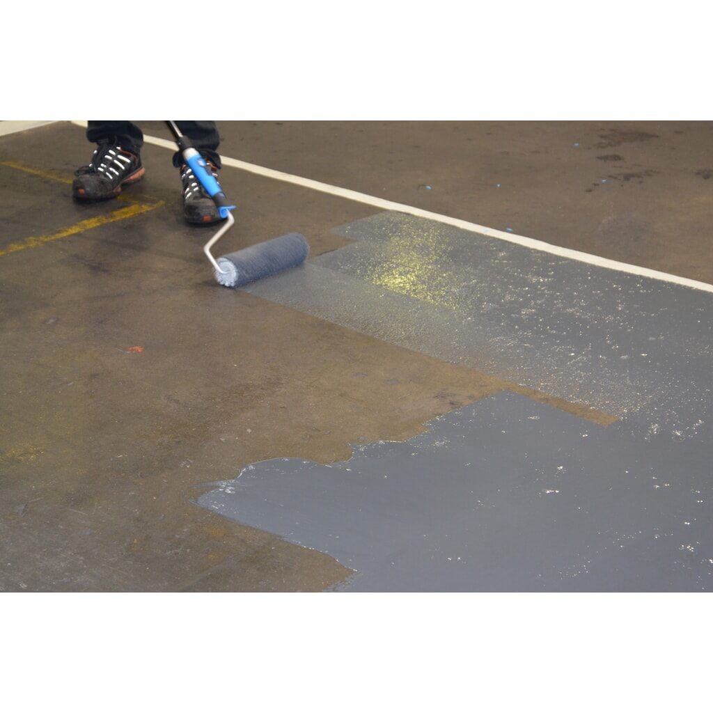 A.M.P.E.R.E. Vloermarkeringsverf Traffic Floor Paint, 5 l, geel Productafbeelding nr. 2: A.M.P.E.R.E. Vloermarkeringsverf Traffic Floor Paint, 5 l, geel