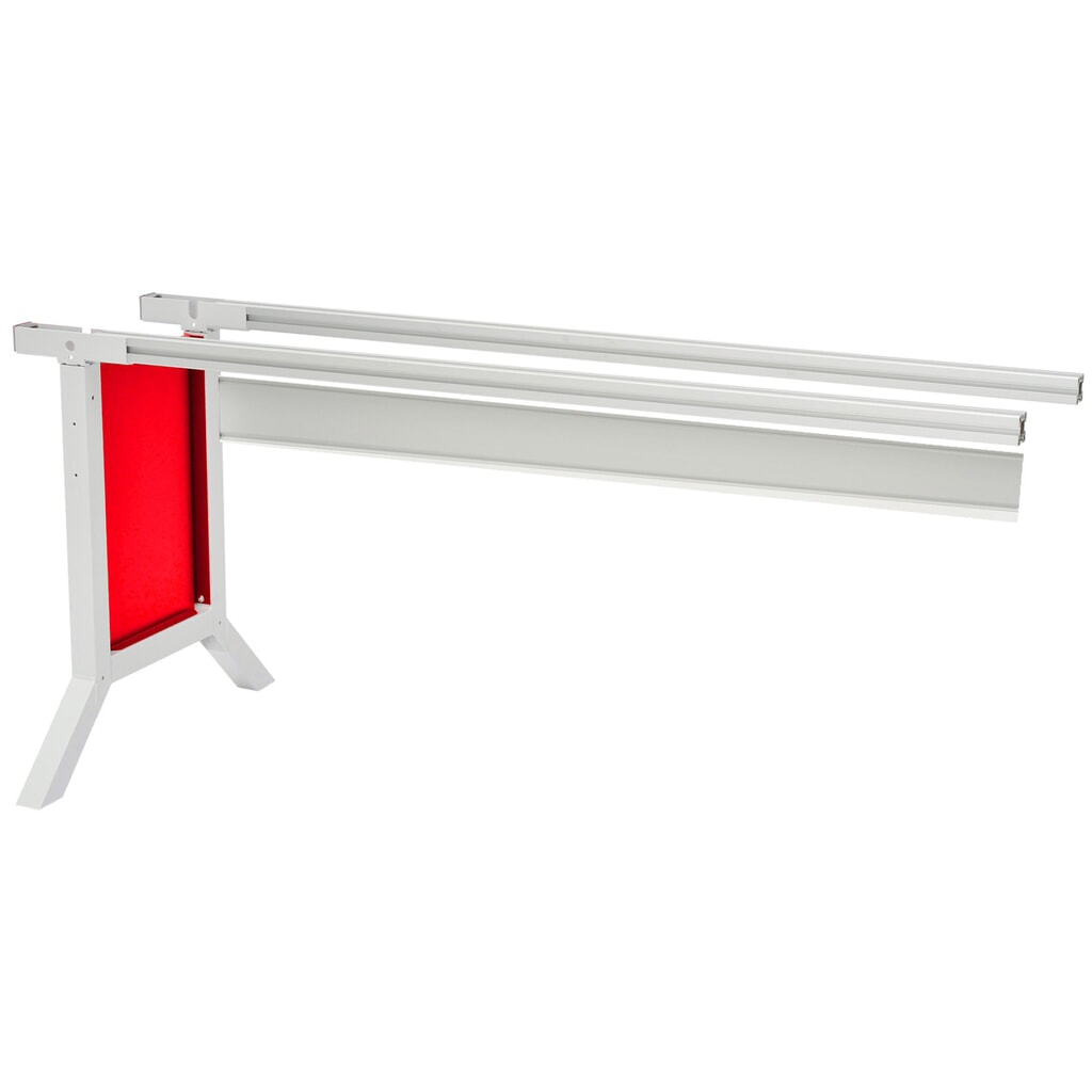 Aanbouwtafel werkpleksysteem, elektrische hoogteverstelling, verkeersrood Product afbeelding: Aanbouwtafel werkpleksysteem, elektrische hoogteverstelling, verkeersrood