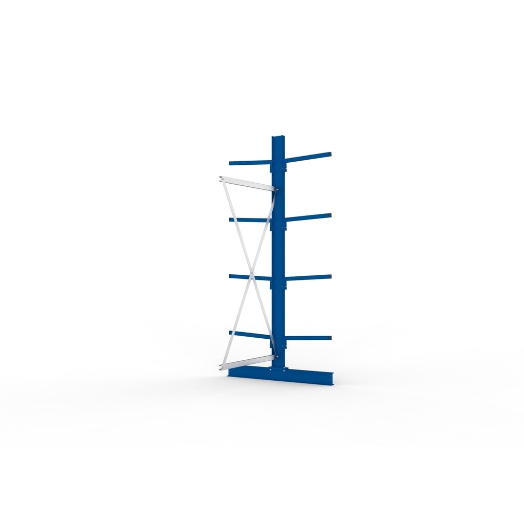 Aanbouwelement draagarmstelling META, dubbelzijdig, draagvermogen per arm 175 kg, hxbxd 2.500 x 1.030 x 1.220 mm Productafbeelding nr. 2: Aanbouwelement draagarmstelling META, dubbelzijdig, draagvermogen per arm 175 kg, hxbxd 2.500 x 1.030 x 1.220 mm