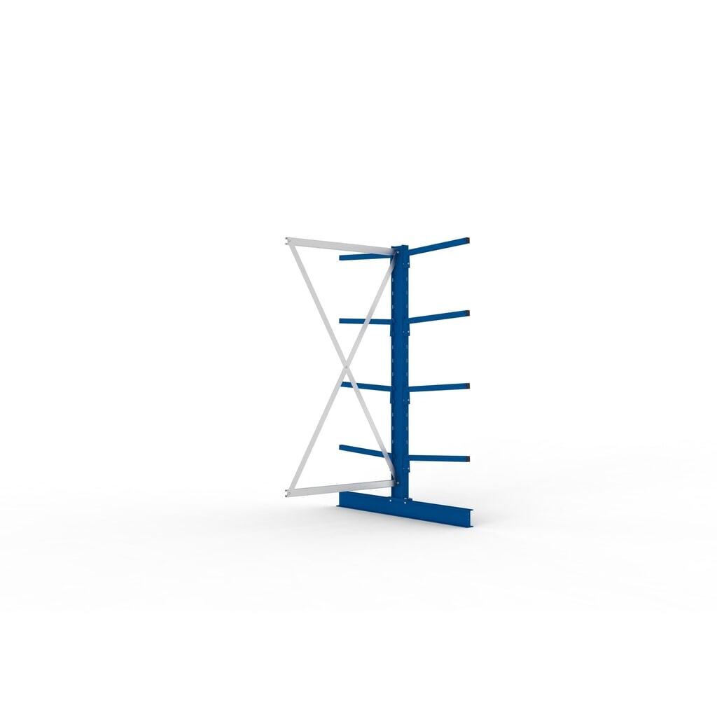 Product afbeelding: Aanbouwelement draagarmstelling META, dubbelzijdig, draagvermogen per arm 140 kg, hxbxd 2.000 x 1.030 x 1.420 mm
