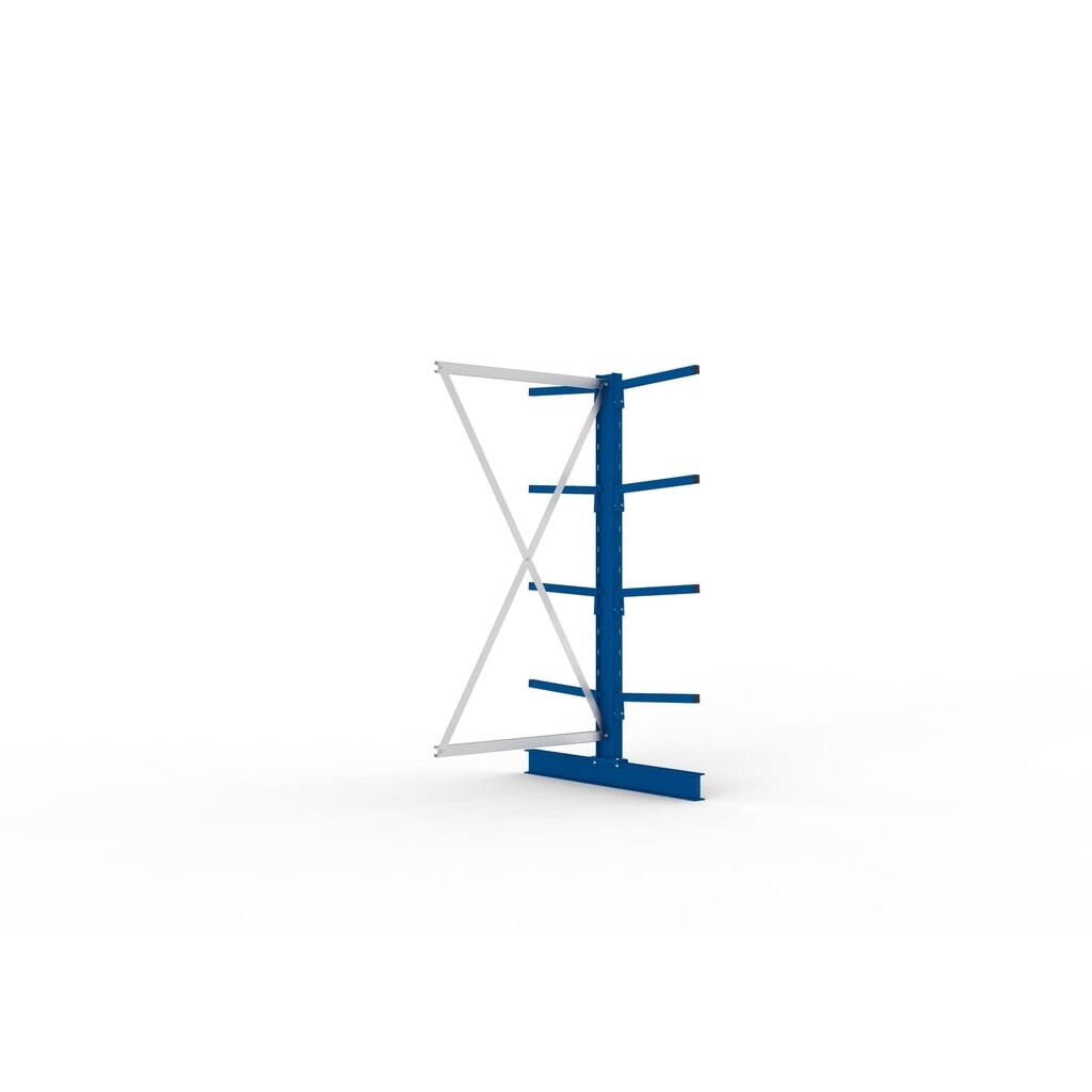 Aanbouwelement draagarmstelling META, dubbelzijdig, draagvermogen per arm 175 kg, hxbxd 2.000 x 1.030 x 1.220 mm Product afbeelding: Aanbouwelement draagarmstelling META, dubbelzijdig, draagvermogen per arm 175 kg, hxbxd 2.000 x 1.030 x 1.220 mm