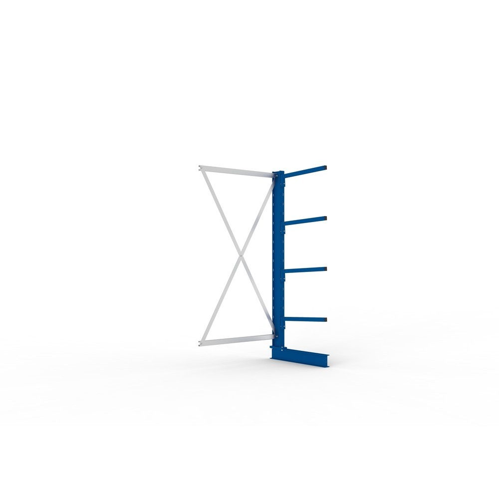 Product afbeelding: Aanbouwelement draagarmstelling META, enkelzijdig, draagvermogen per arm 140 kg, hxbxd 2.000 x 1.094 x 810 mm