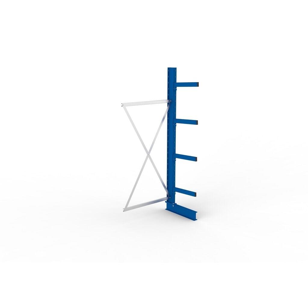 Productafbeelding nr. 2: Aanbouwelement draagarmstelling META, enkelzijdig, draagvermogen per arm 430 kg, hxbxd 2.500 x 1.030 x 730 mm