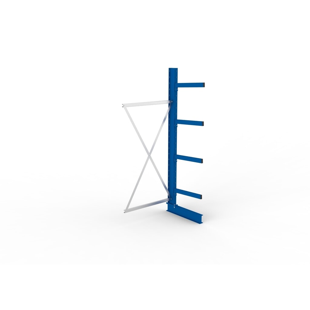 Productafbeelding nr. 2: Aanbouwelement draagarmstelling META, enkelzijdig, draagvermogen per arm 355 kg, hxbxd 2.500 x 1.030 x 830 mm
