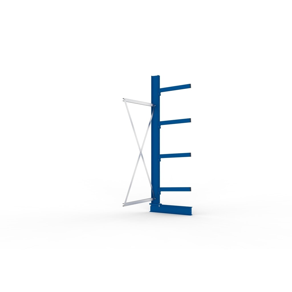Productafbeelding nr. 4: Aanbouwelement draagarmstelling META, enkelzijdig, draagvermogen per arm 355 kg, hxbxd 2.500 x 1.030 x 830 mm