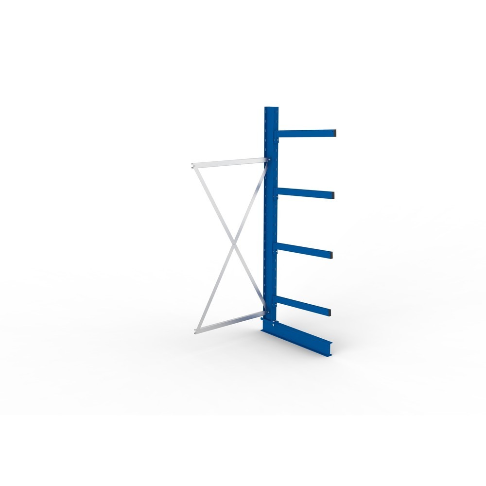 Productafbeelding nr. 2: Aanbouwelement draagarmstelling META, enkelzijdig, draagvermogen per arm 250 kg, hxbxd 2.500 x 1.103 x 1.030 mm