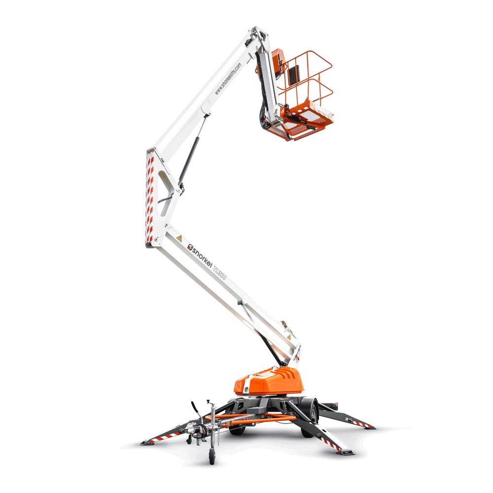 Product afbeelding: Aanhangerwerkkooi Snorkel TL37J DC, draagvermogen 215 kg, werkhoogte max. 12,9 m