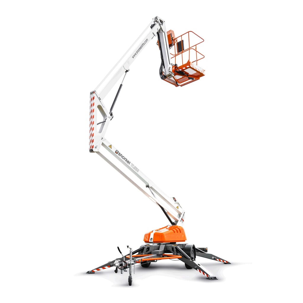 Product afbeelding: Aanhangerwerkkooi Snorkel TL37J AC, draagvermogen 215 kg, werkhoogte max. 12,9 m