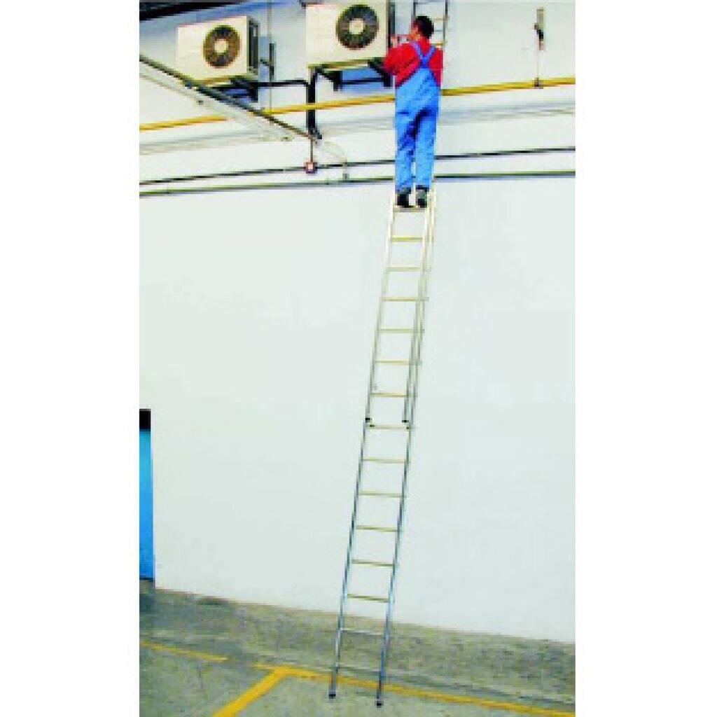 Aanleunladder KRAUSE®, 2-delig, stahoogte 3,25 m Product afbeelding: Aanleunladder KRAUSE®, 2-delig, stahoogte 3,25 m