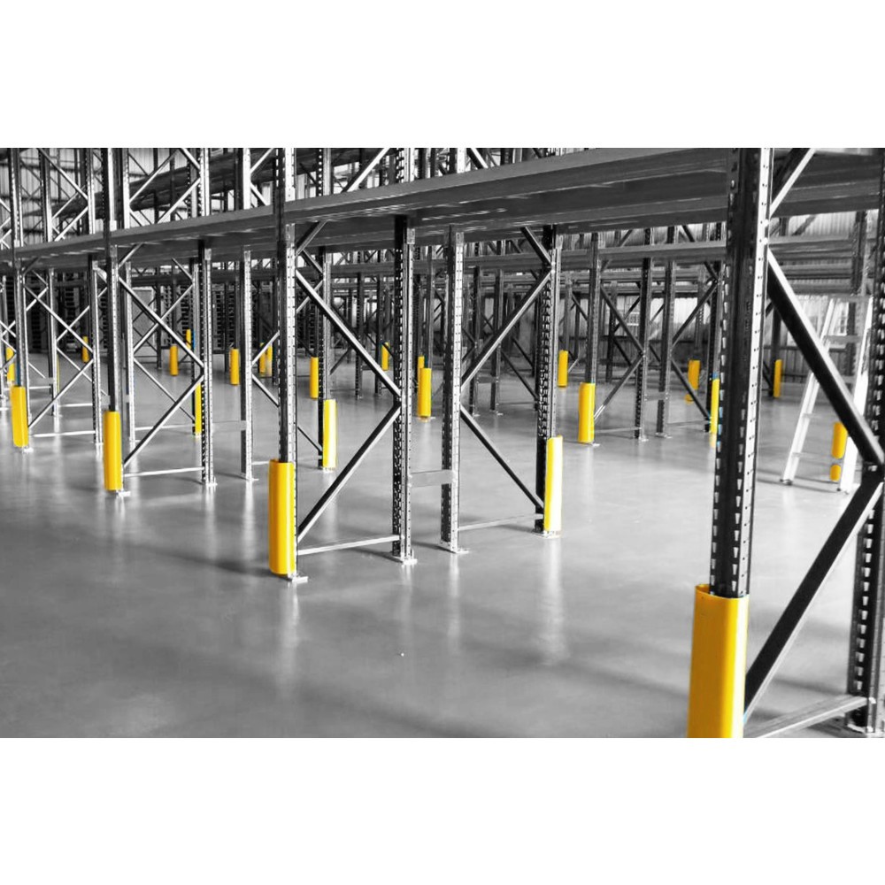 Productafbeelding nr. 5: Aanrijbescherming BOPLAN® voor stellingen RackBull L, van kunststof, binnenafmetingen hxbxd 600 x 75 - 120 x 35 - 60 mm.