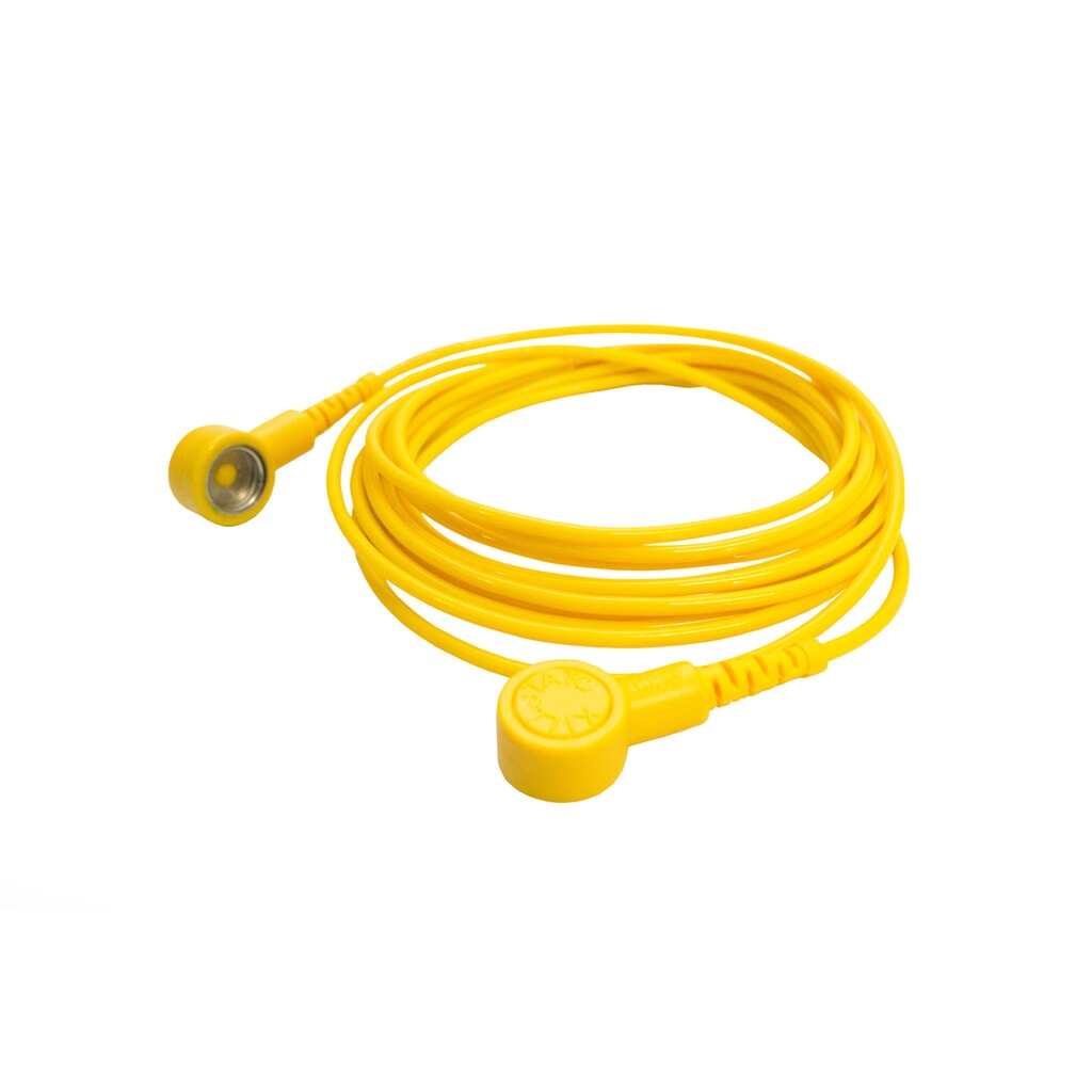 COBA Aardingskabel voor COBA ESD-vloermatten, lengte 3,0 m Product afbeelding: COBA Aardingskabel voor COBA ESD-vloermatten, lengte 3,0 m