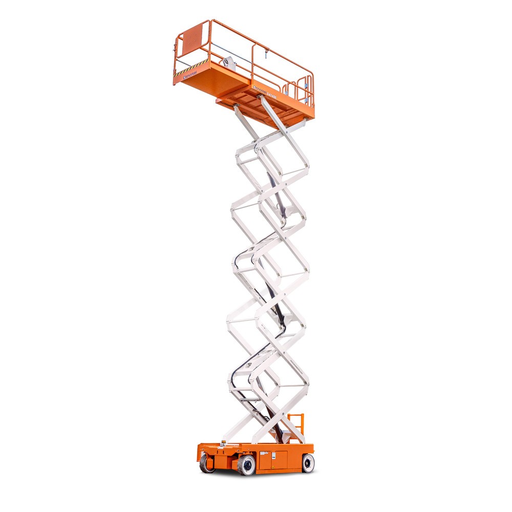 Productafbeelding nr. 1: Accuschaarhoogwerker Snorkel S4740E, elektrisch verrijdbaar, draagvermogen 250 kg, werkhoogte max. 14 m