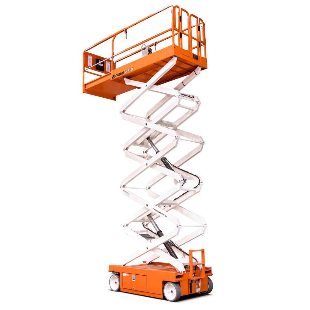 Product afbeelding: Accuschaarhoogwerker Snorkel S4732E, elektrisch verrijdbaar, draagvermogen 350 kg, werkhoogte max. 11,8 m