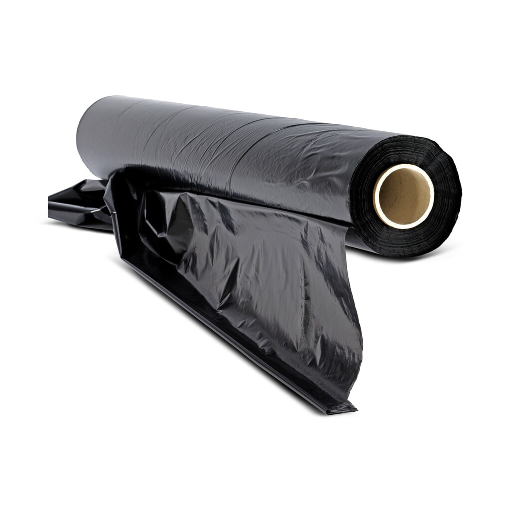 Afdekfolie, zwart, dikte 40 µm, 200 blaadjes per rol Product afbeelding: Afdekfolie, zwart, dikte 40 µm, 200 blaadjes per rol