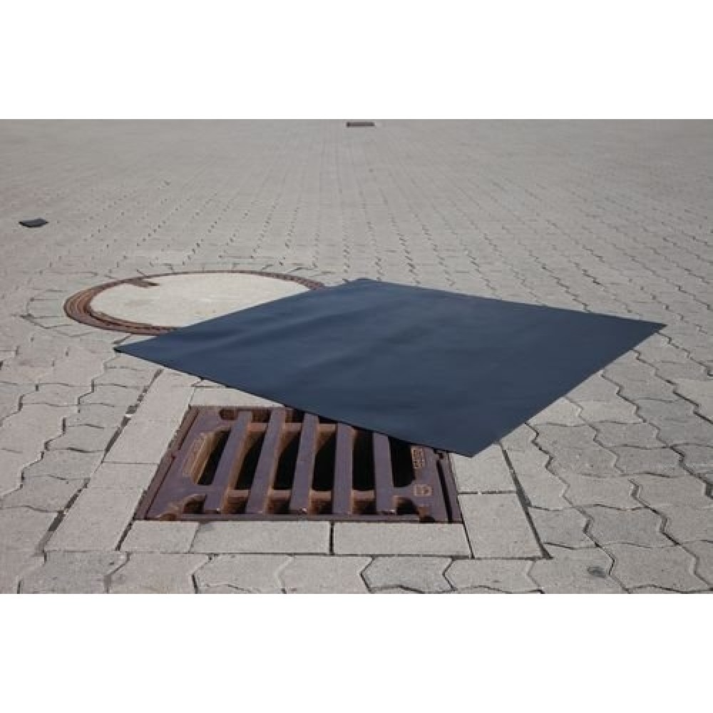 Product afbeelding: Afdichtmat van neopreen, herbruikbare rioolgatafdekking, b x d 500 x 500 mm