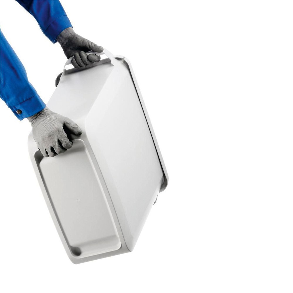 Productafbeelding nr. 3: Afval- en kringloopafvalbak DURABIN 60 liter, met deksel, PP, grijs/zwart