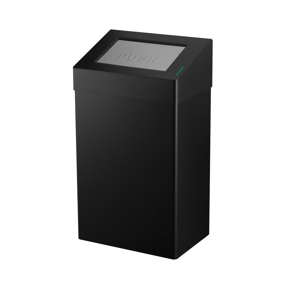 Product afbeelding: Afvalbak Air-Wolf inhoud 50 liter zwart
