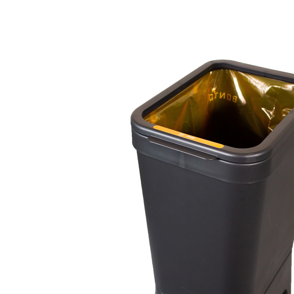 Productafbeelding nr. 2: Afvalbak BON TON Circubin, van 100% gerecycled polypropyleen, 40 liter, open, antraciet