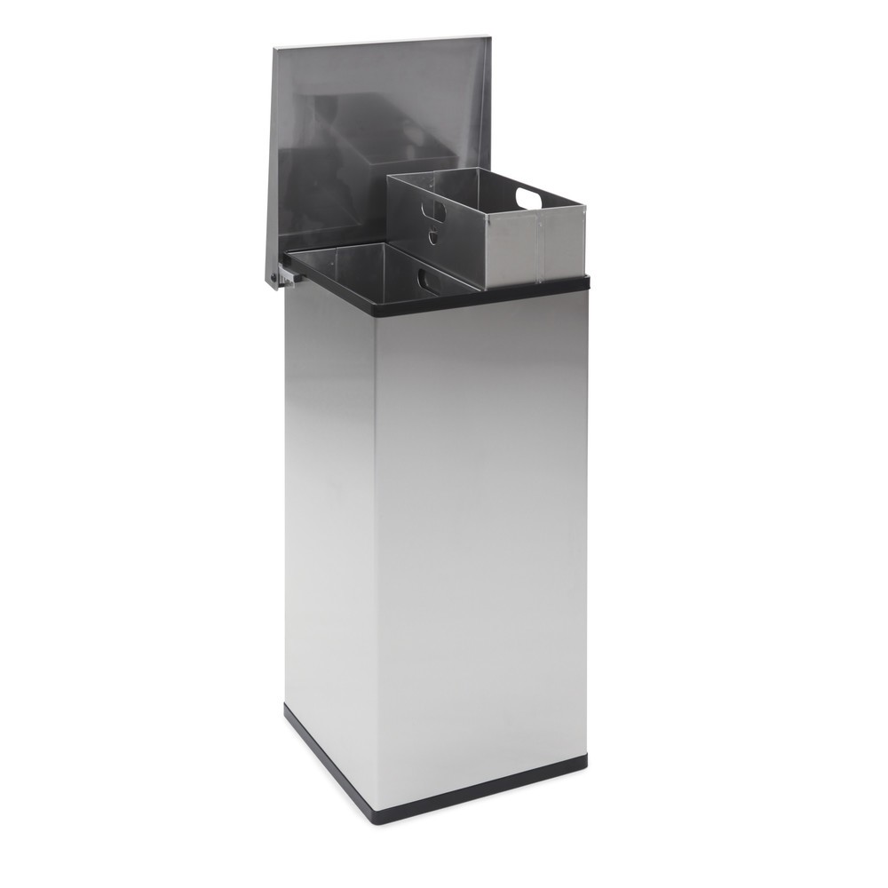 Productafbeelding nr. 5: Afvalbak CARRO Lift van roestvrij staal, 2x52 liter