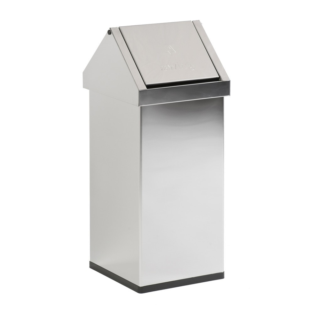 Product afbeelding: Afvalbak CARRO Swing, 55 liter, van roestvrij staal