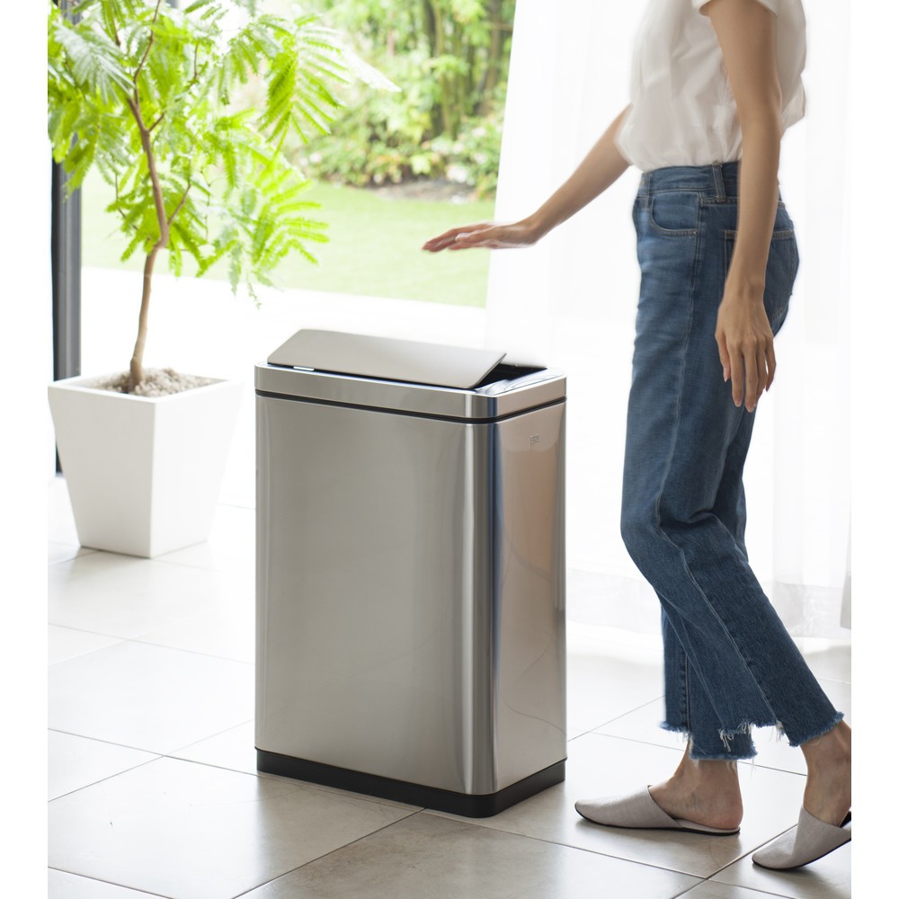 Productafbeelding nr. 17: Afvalbak EKO Deluxe Phantom Sensor, 45 liter, mat roestvrij staal