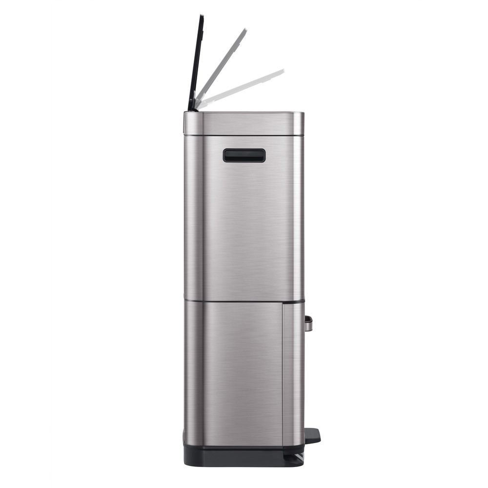 Productafbeelding nr. 6: Afvalbak EKO Himalaya, met sensor, 1x35 + 1x25 liter, mat roestvrij staal