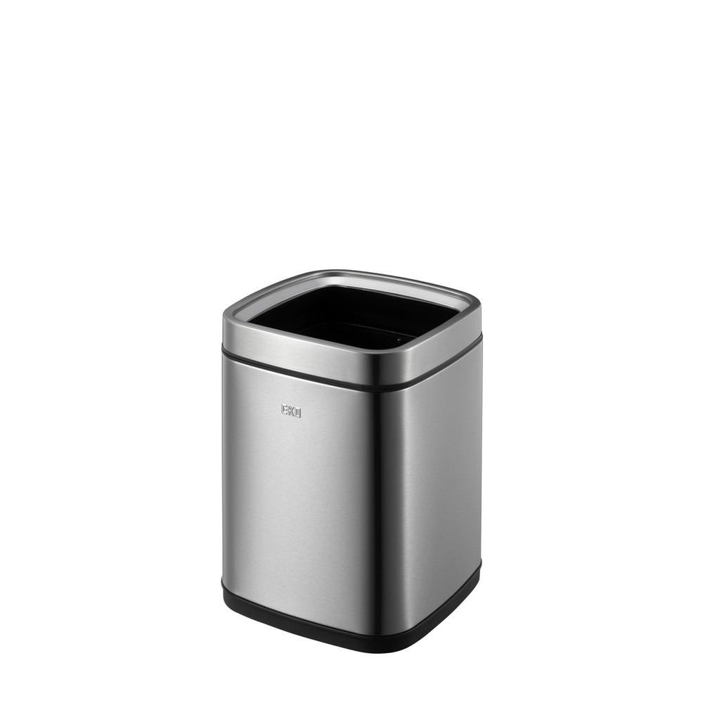 Product afbeelding: Afvalbak EKO Laguna, 9 liter, mat roestvrij staal