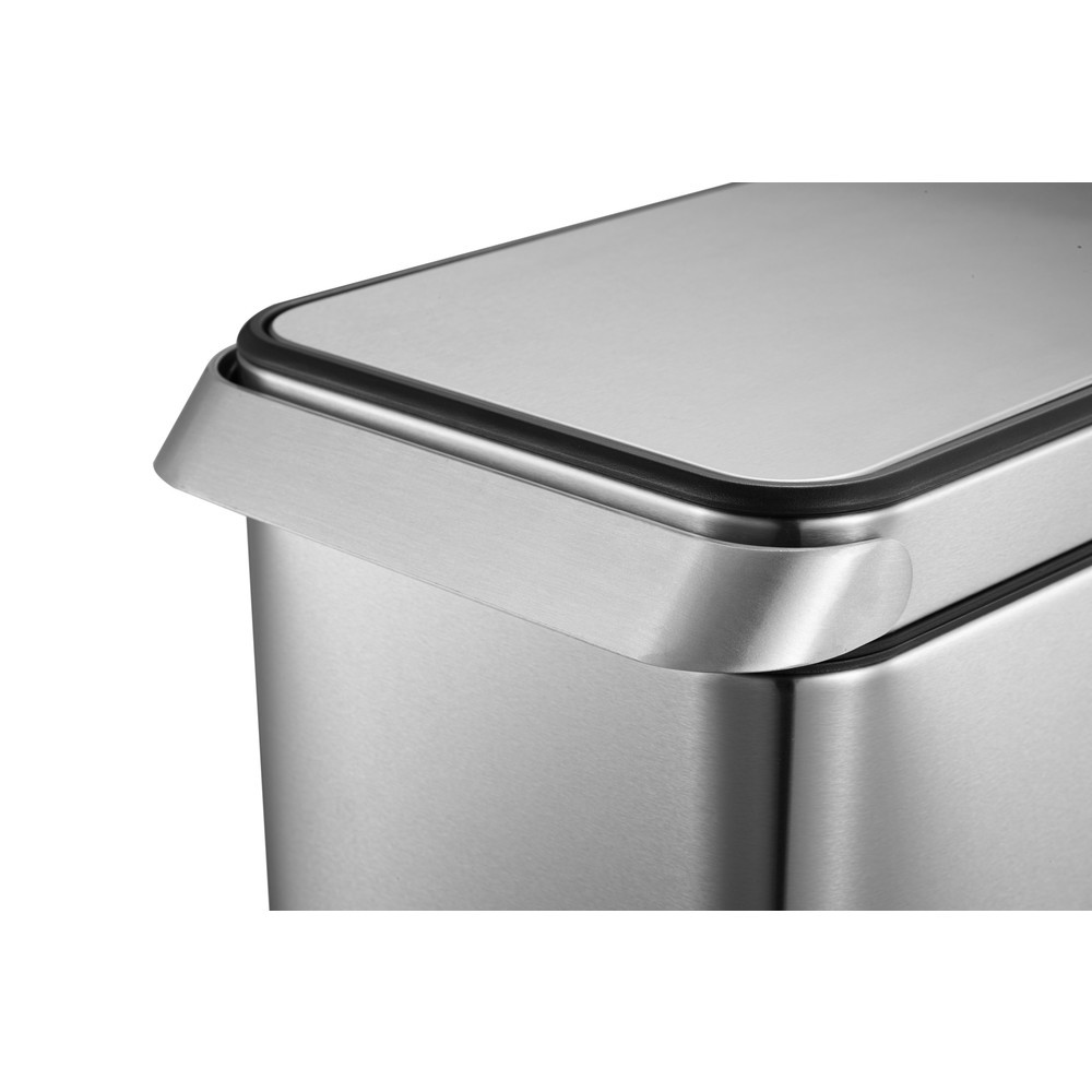 Productafbeelding nr. 3: Afvalbak EKO Touch Bar, 30 liter, mat roestvrij staal