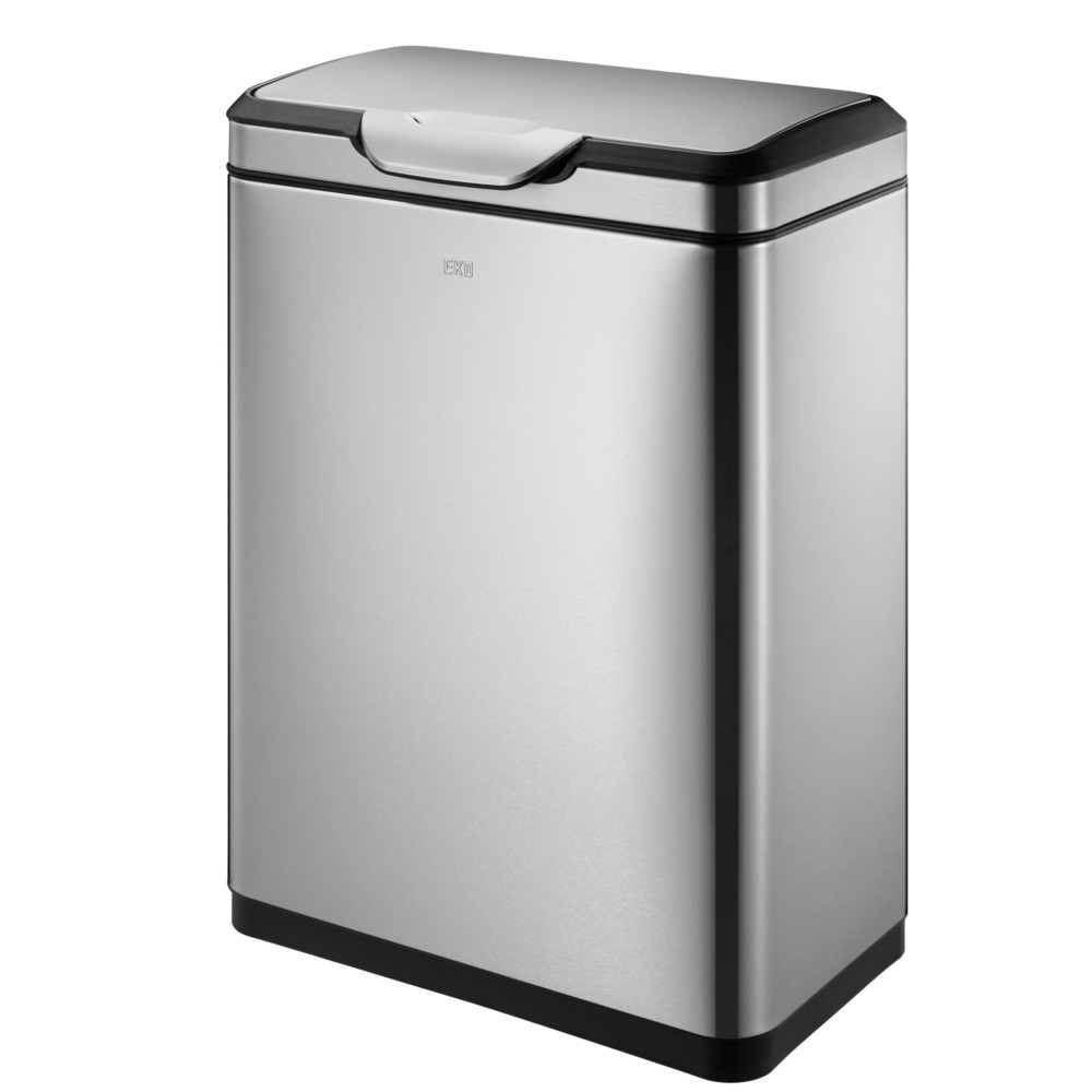 Product afbeelding: Afvalbak EKO Touch Pro, 2x20 liter, mat roestvrij staal