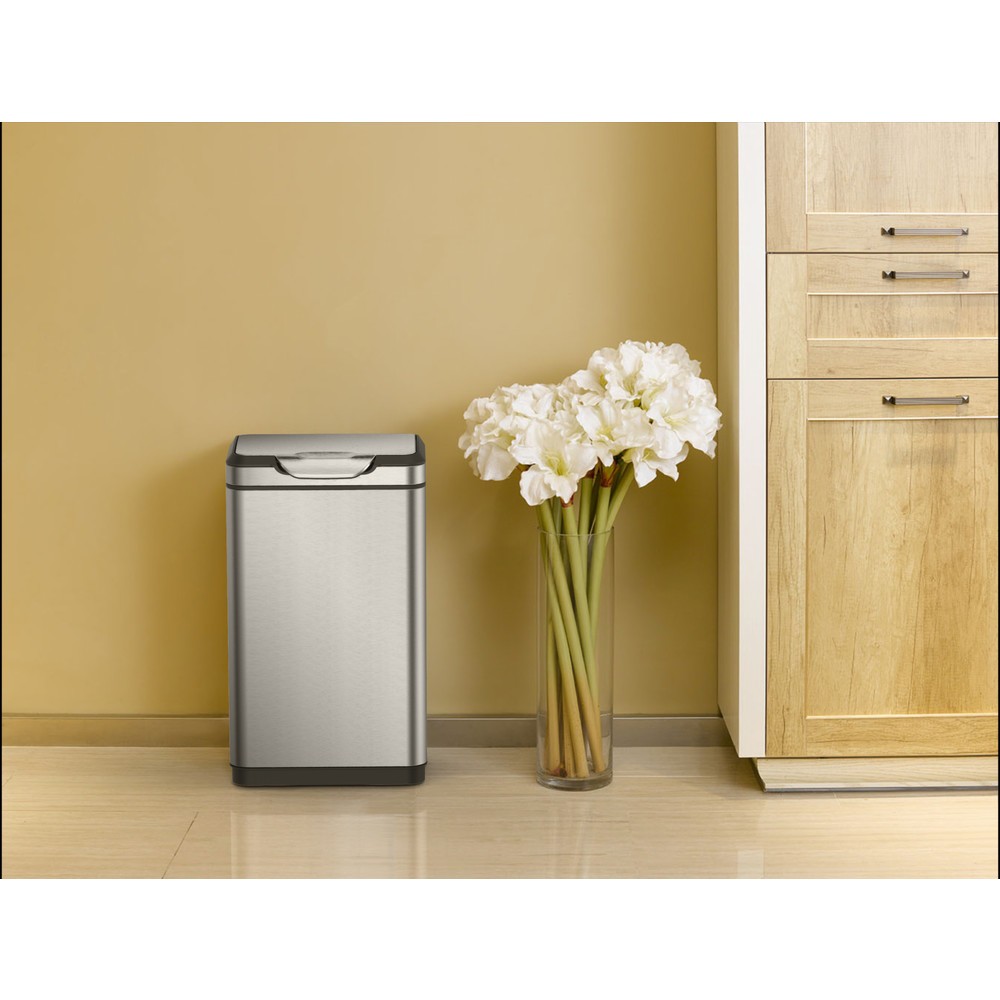 Productafbeelding nr. 8: Afvalbak EKO Touch Pro, 2x20 liter, mat roestvrij staal