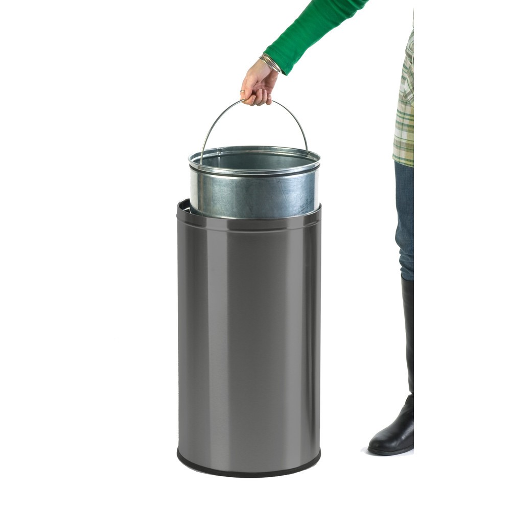 Productafbeelding nr. 3: Afvalbak Push, zelfsluitende klep, 40 liter, blauw