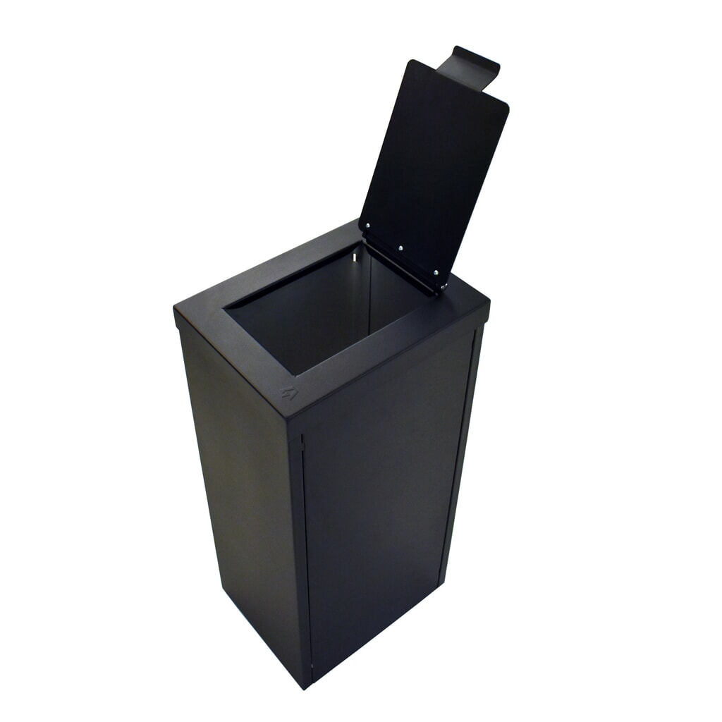 Afvalbak RecycloFlex, 60 liter, zwart Productafbeelding nr. 10: Afvalbak RecycloFlex, 60 liter, zwart
