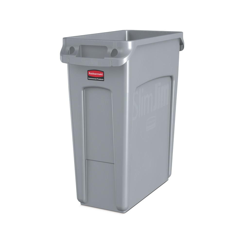 Product afbeelding: Afvalbak Rubbermaid® Slim Jim®, 87 l, met ventilatiekanalen