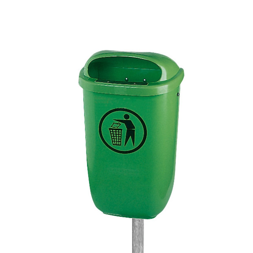Product afbeelding: Afvalbak "Saubermännchen", kunststof, 50 liter, groen